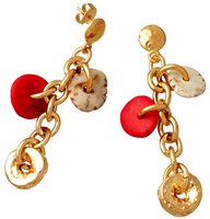 Orecchini Giovanni Raspini Donna Bali in Argento Corallo 11250 - 11250